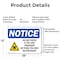 Signmission Do Not Enter If You Are Pregnant OSHA Notice Sign, Aluminum, 18in W x 12in L, 2PK OS-2PACK-NS-A-1218-L-11188 - alternate 3